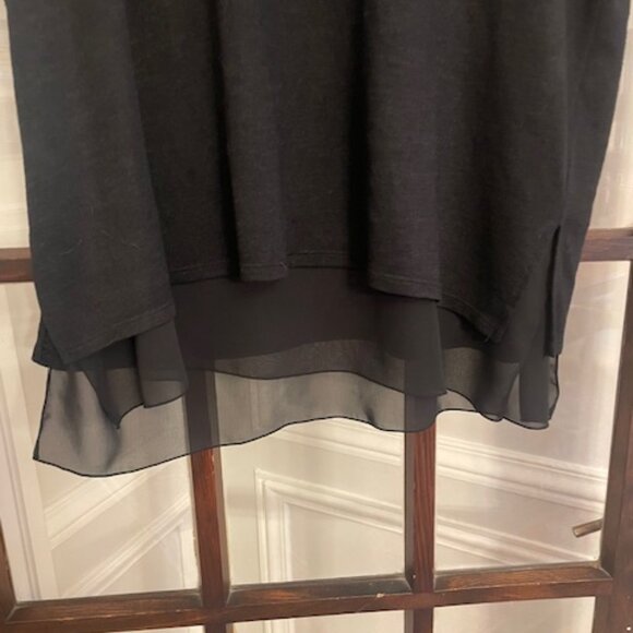 Banana Republic Black Blouse, Size XL - Picture 2 of 6